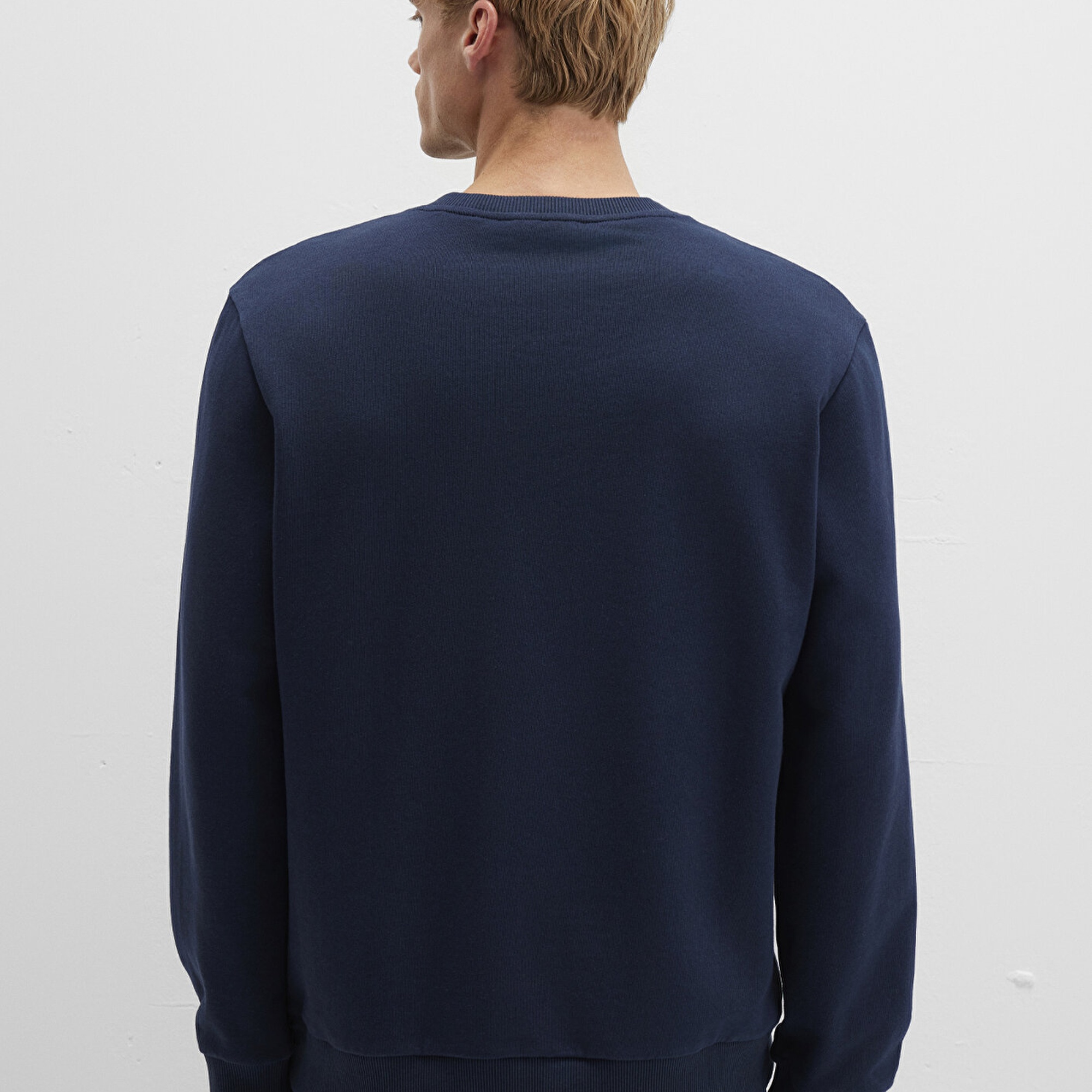 Mavi Bisiklet Yaka Lacivert Sweatshirt 0S10421-70490