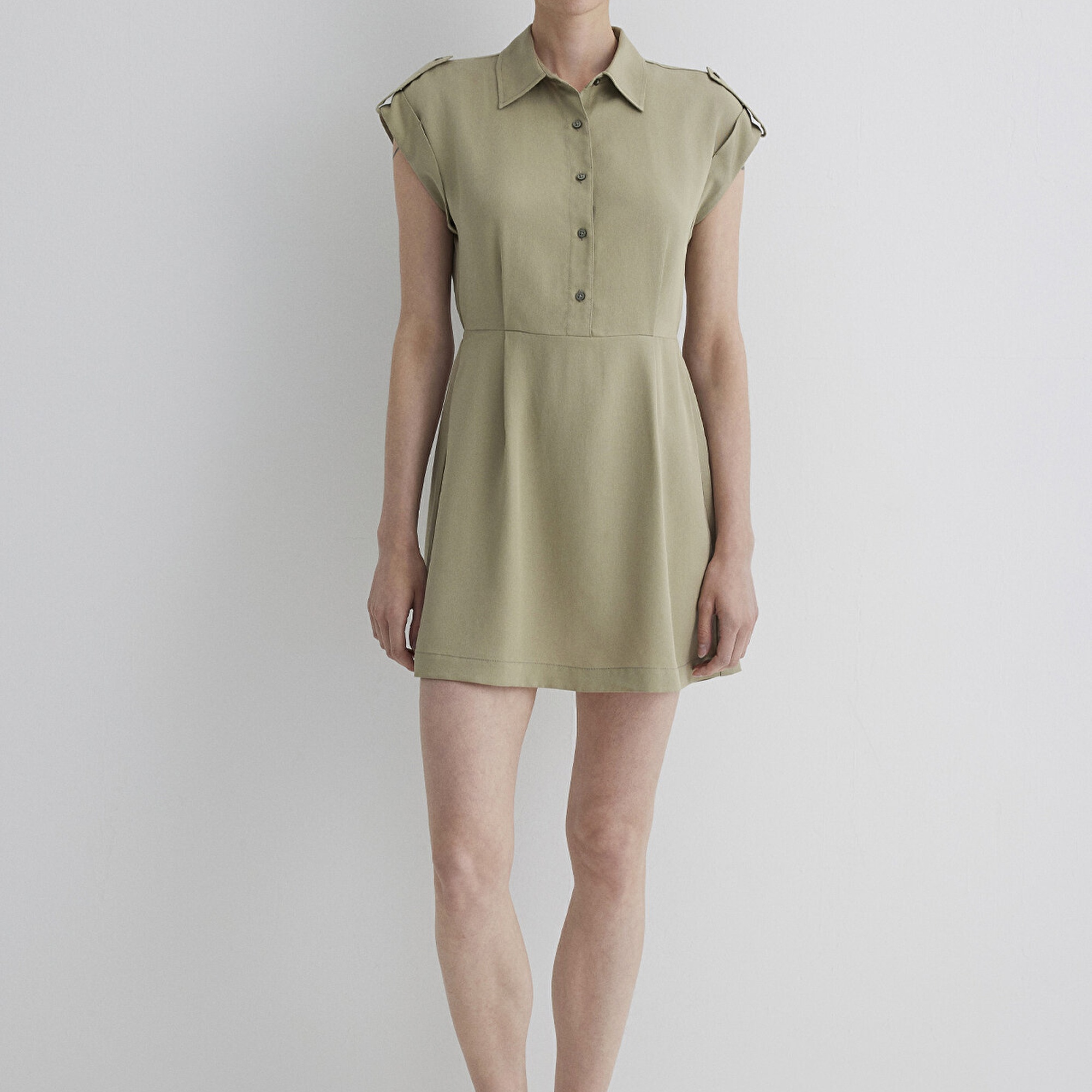 Mavi Yeşil Elbise 1310758-86749