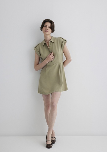  Mavi Yeşil Elbise 1310758-86749