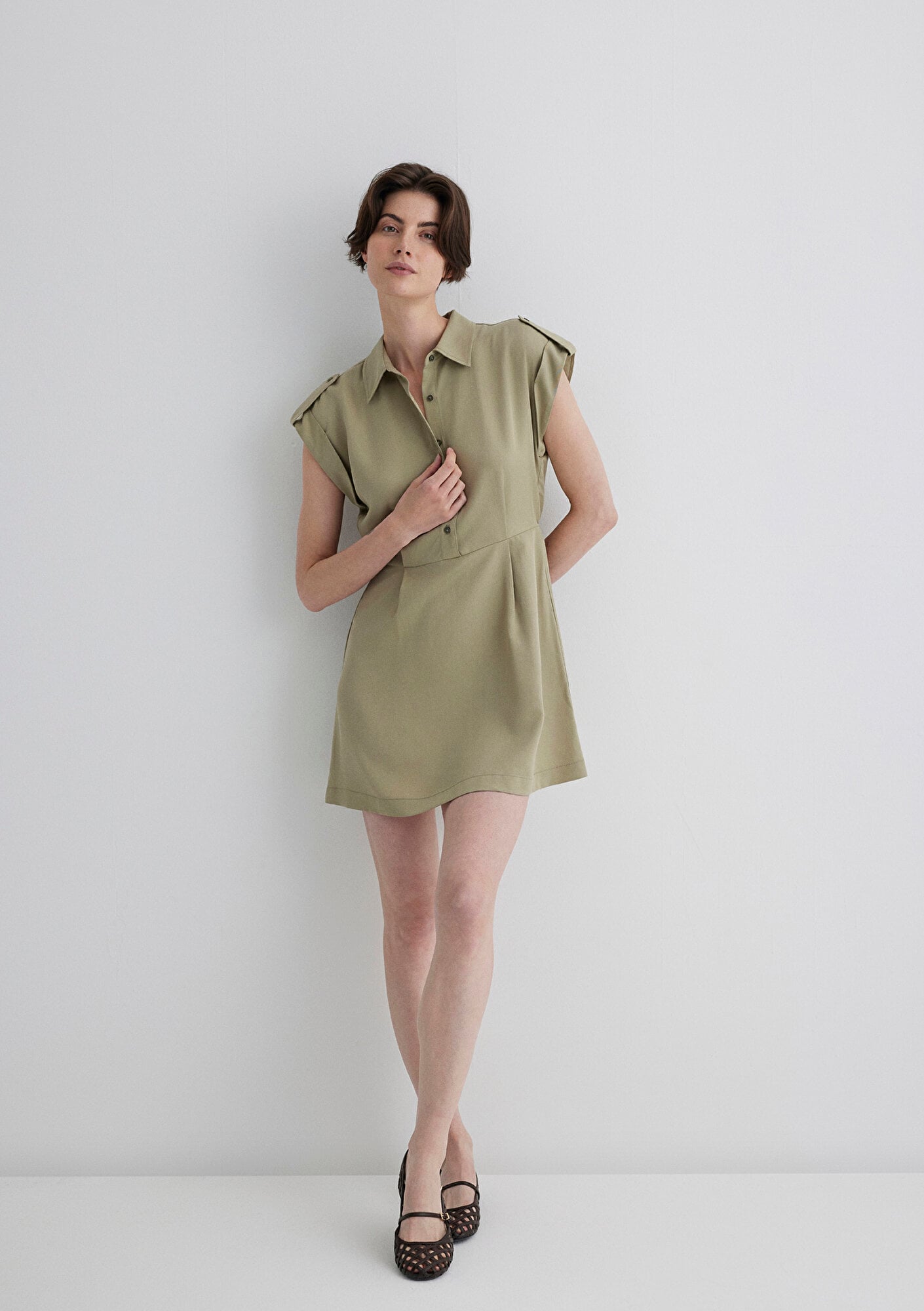  Mavi Yeşil Elbise 1310758-86749