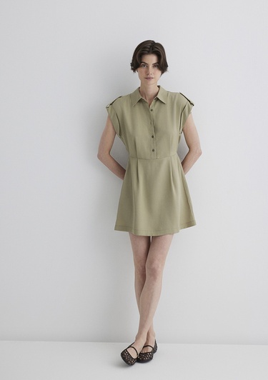  Mavi Yeşil Elbise 1310758-86749