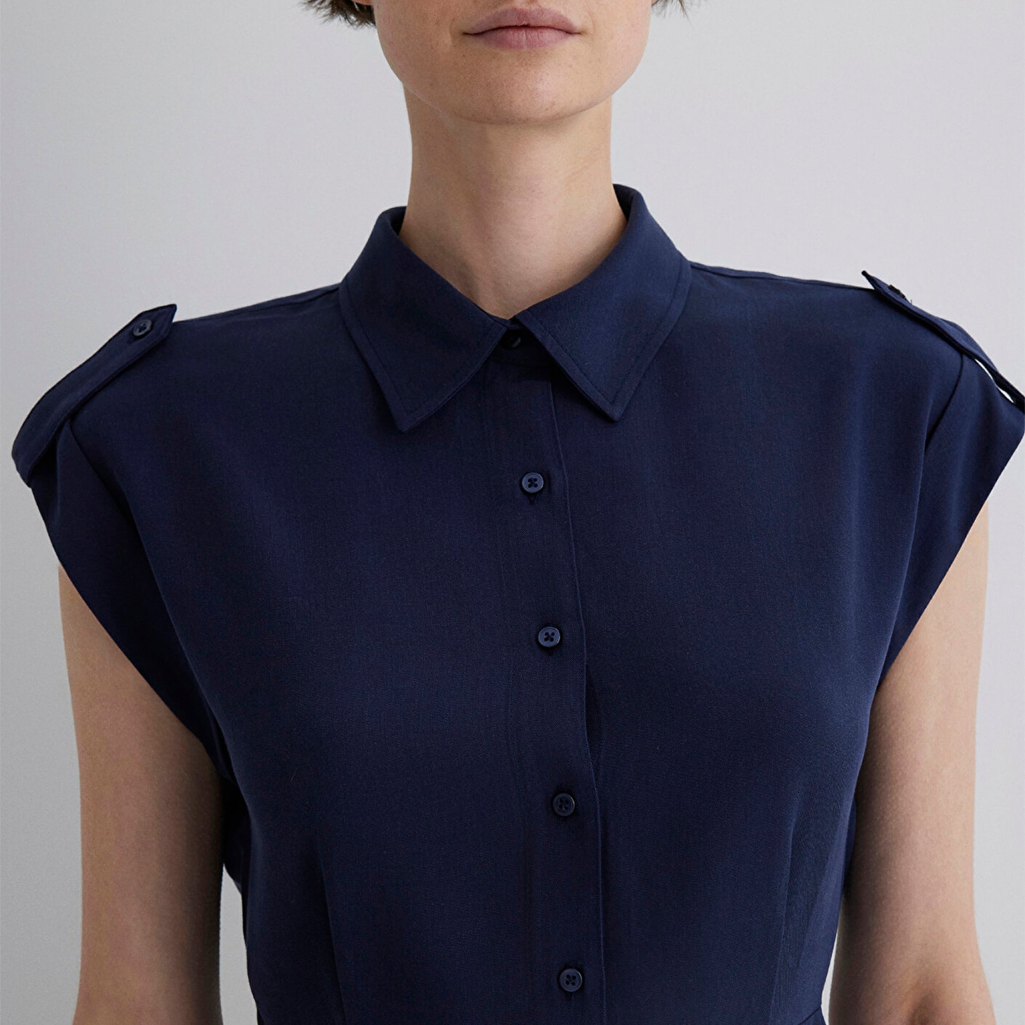 Mavi Lacivert Elbise 1310758-70492