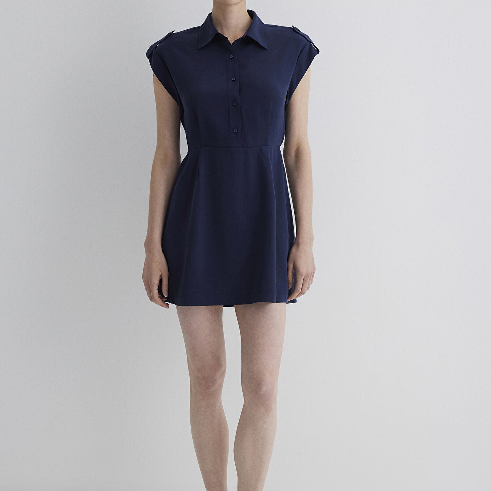 Mavi Lacivert Elbise 1310758-70492