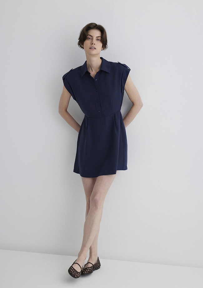  Mavi Lacivert Elbise 1310758-70492