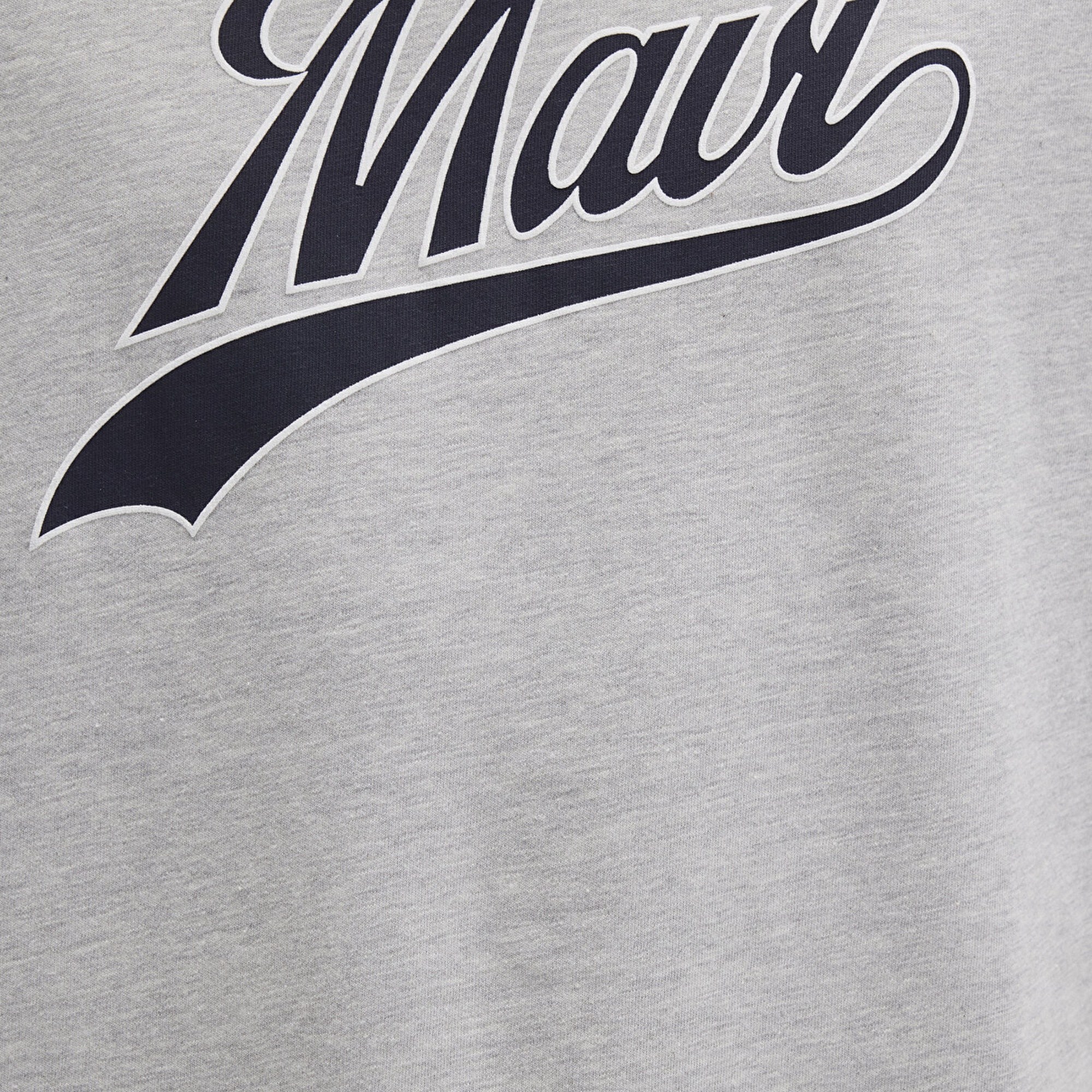 Mavi Mavi Logo Baskılı Gri Tişört Loose Fit / Bol Rahat Kesim 0613023-80018