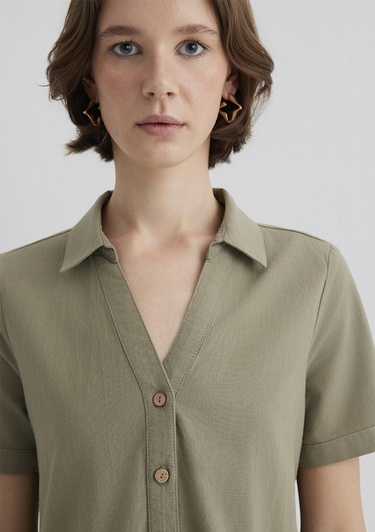  Mavi Yeşil Elbise 1310757-71818