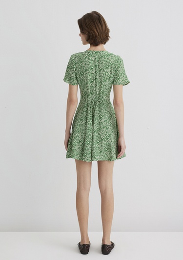  Mavi Yeşil Elbise 1310759-91068