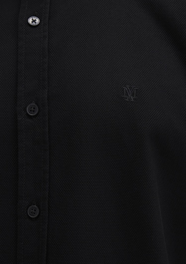  Mavi Siyah Gömlek Slim Fit / Dar Kesim 0211656-900