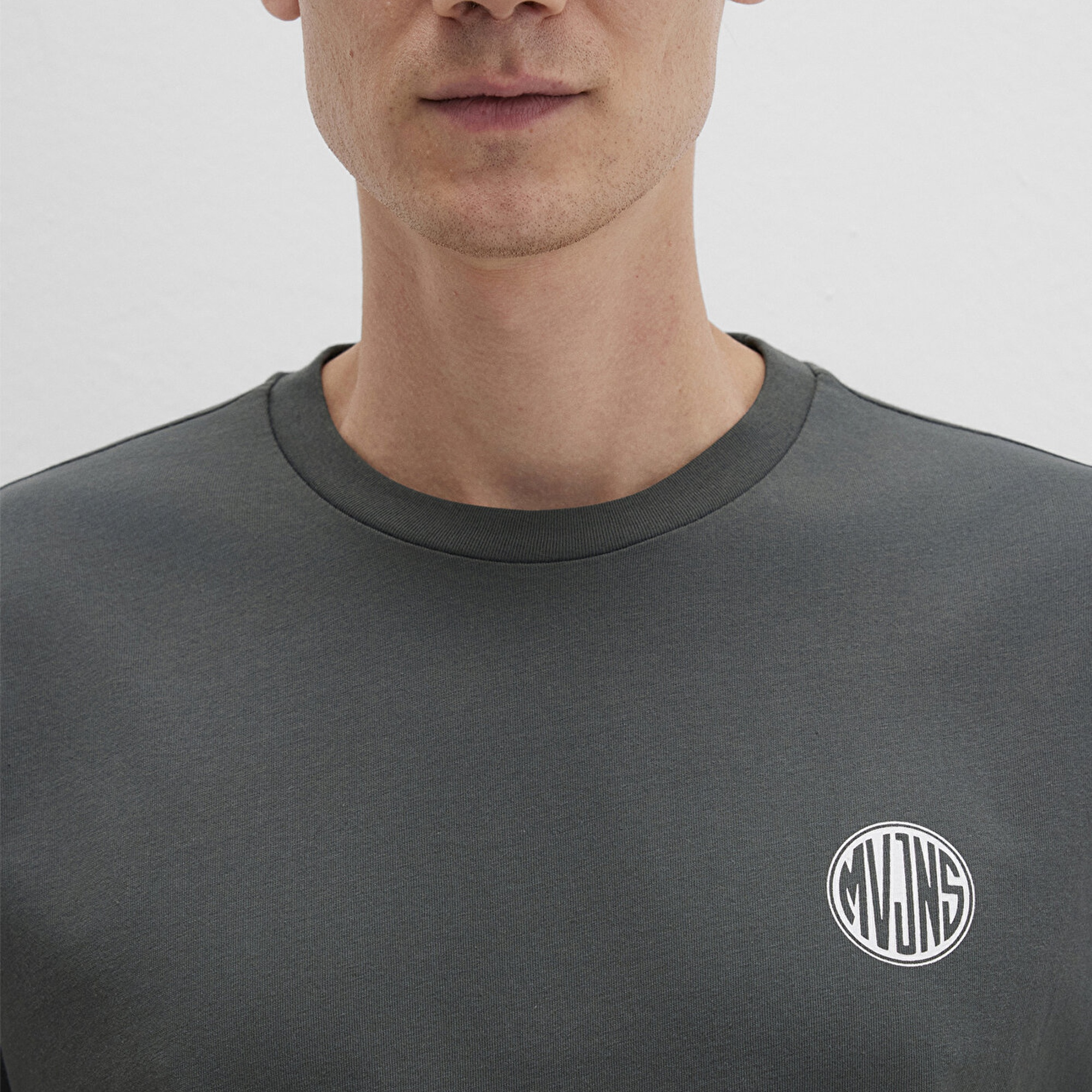 Mavi Mavi Logo Baskılı Yeşil Tişört Loose Fit / Bol Rahat Kesim 0613014-71598