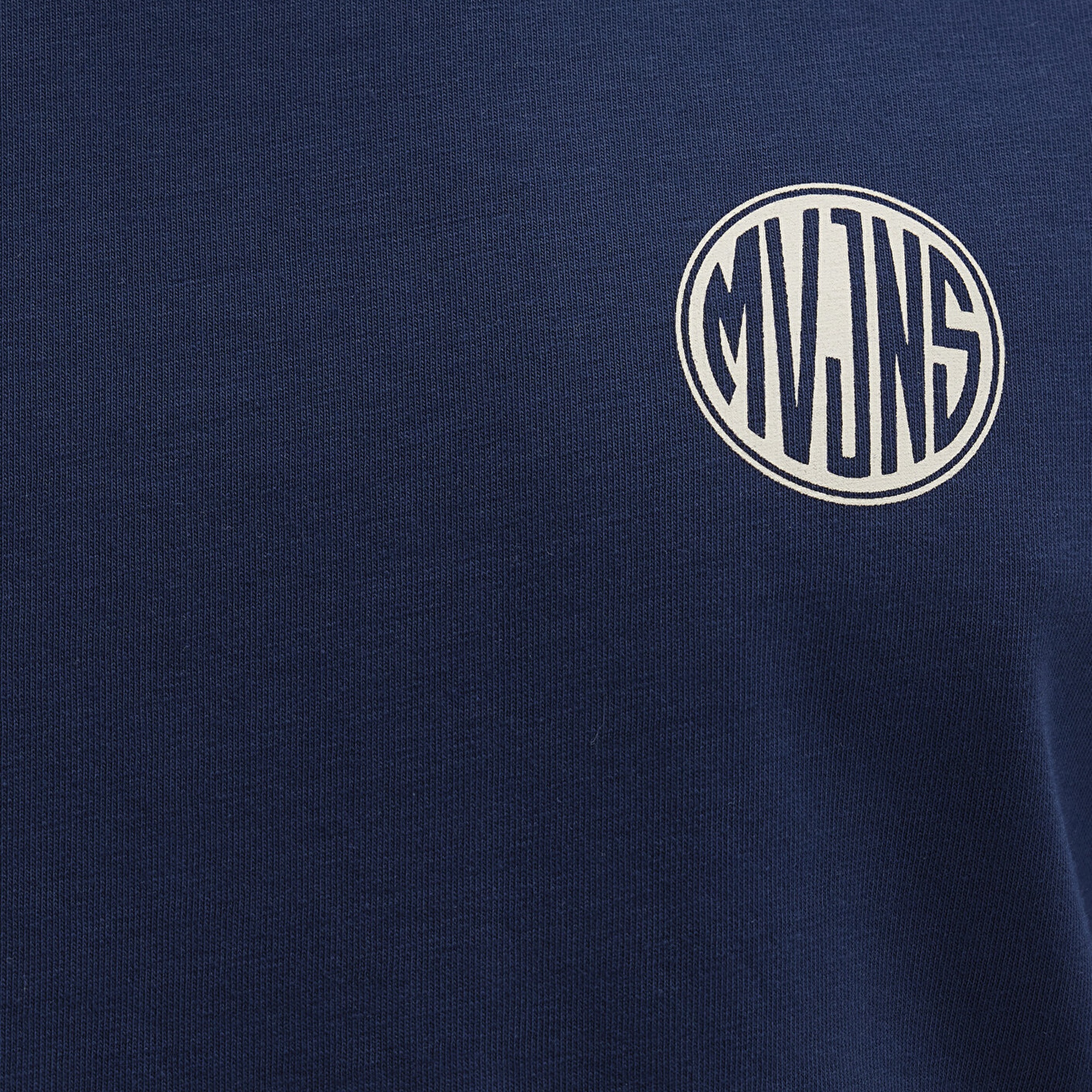 Mavi Mavi Logo Baskılı Lacivert Tişört Loose Fit / Bol Rahat Kesim 0613014-70497