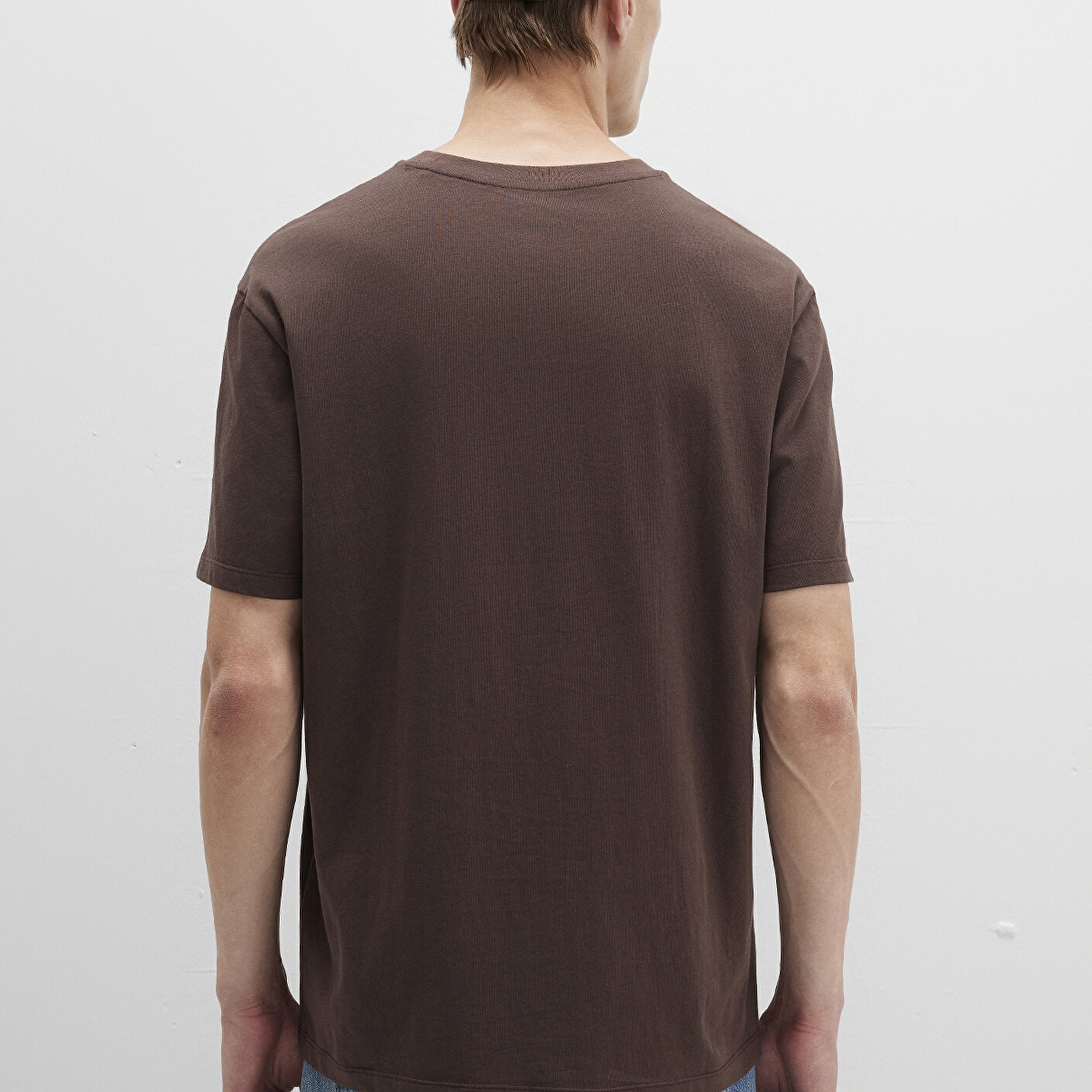 Mavi Mavi Baskılı Kahverengi Tişört Loose Fit / Bol Rahat Kesim 0612840-88067