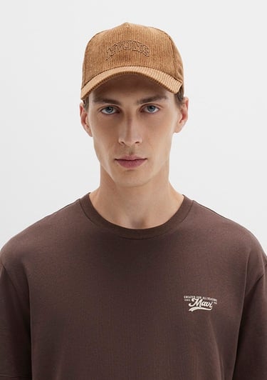  Mavi Mavi Baskılı Kahverengi Tişört Loose Fit / Bol Rahat Kesim 0612840-88067