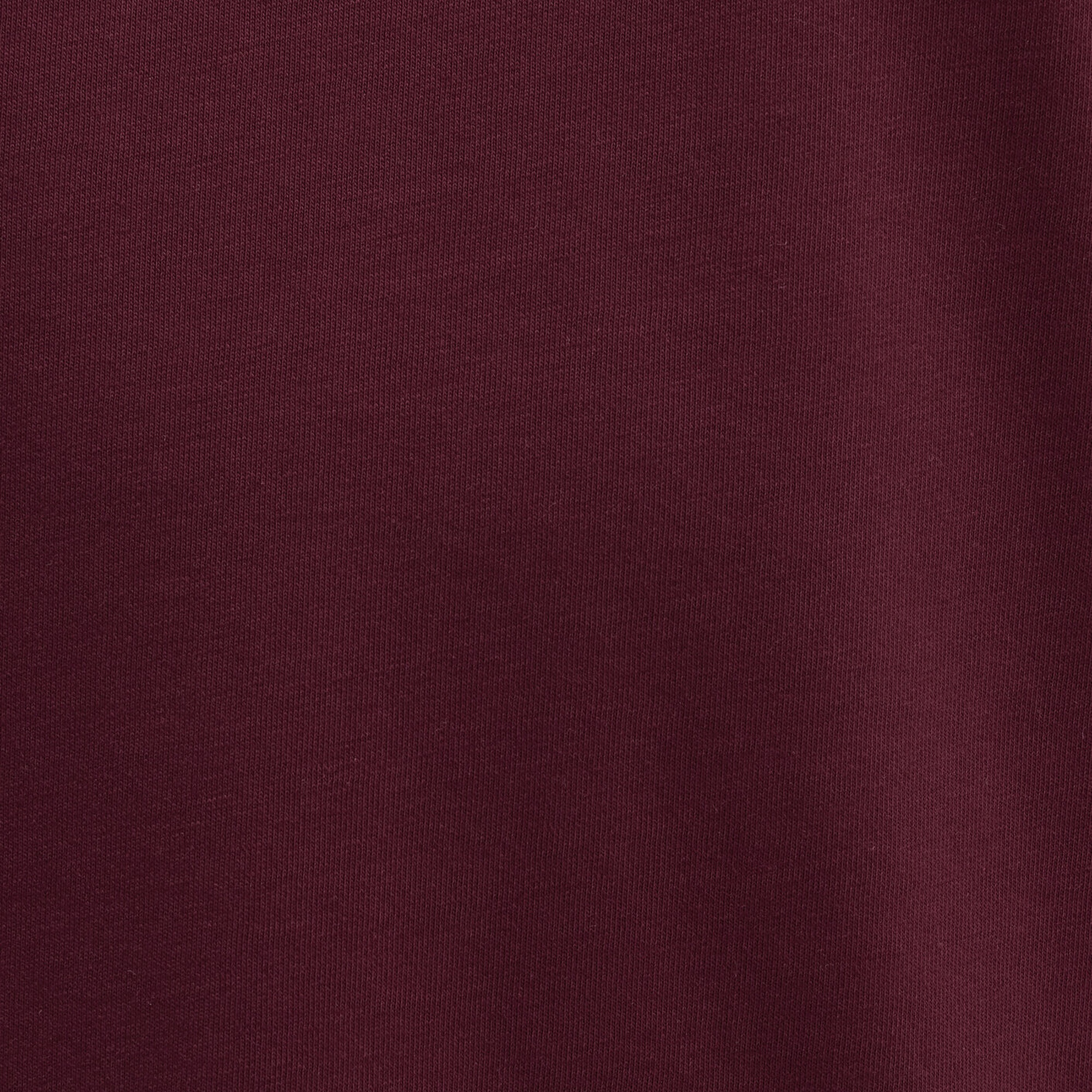 Mavi Etiket Detaylı Bordo Basic Tişört Loose Fit / Bol Rahat Kesim 0611824-70394