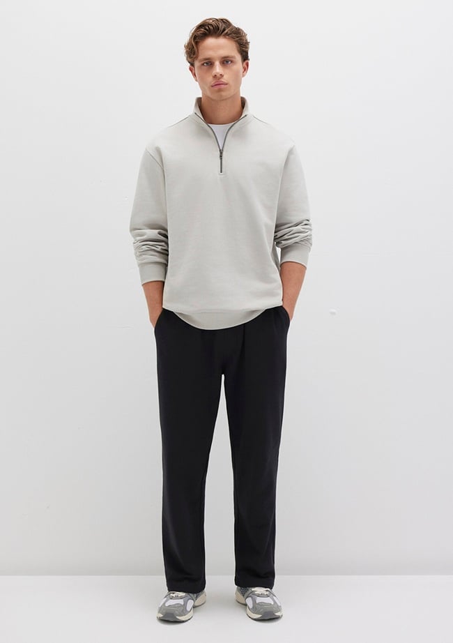  Mavi Siyah Basic Eşofman Altı 0010476-900