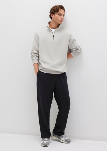  Mavi Siyah Basic Eşofman Altı 0010476-900