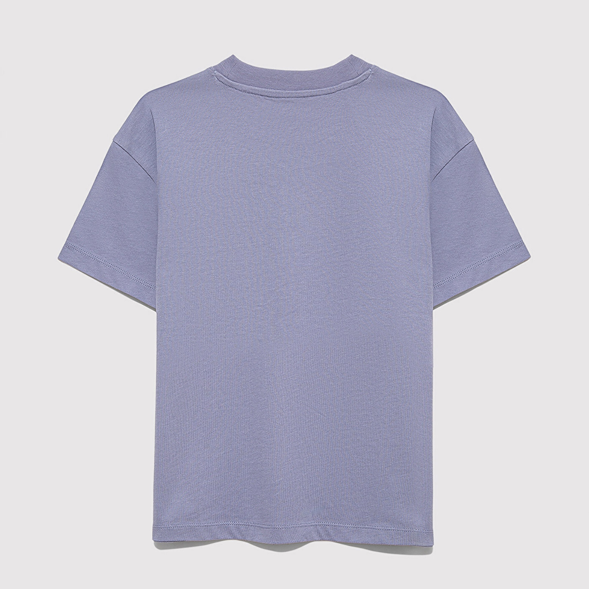 Mavi Mavi Logo Baskılı Mor Tişört Loose Fit / Bol Rahat Kesim 7610385-88095