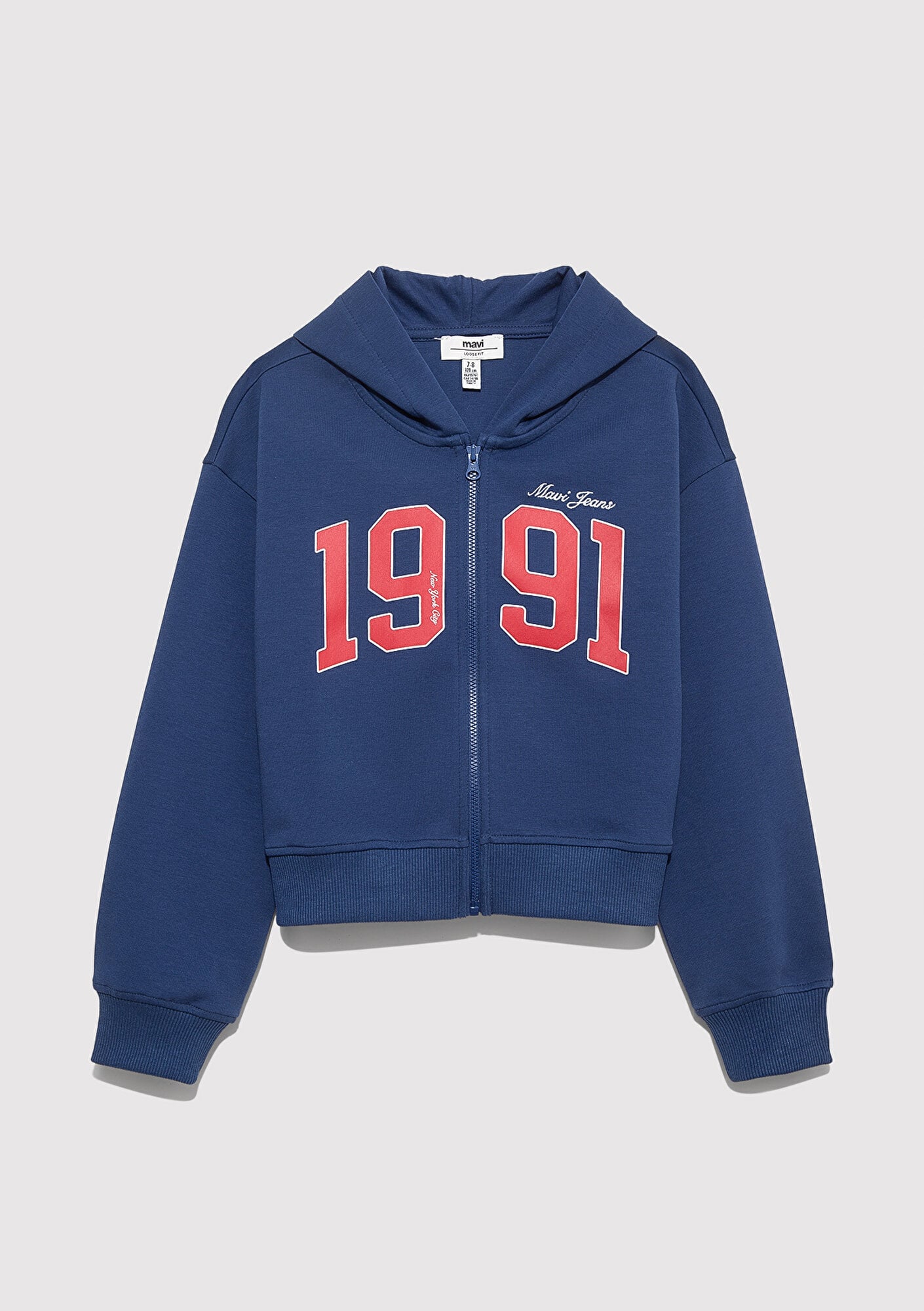  Mavi 1991 Baskılı Fermualrı Sweatshirt 7S10119-70721