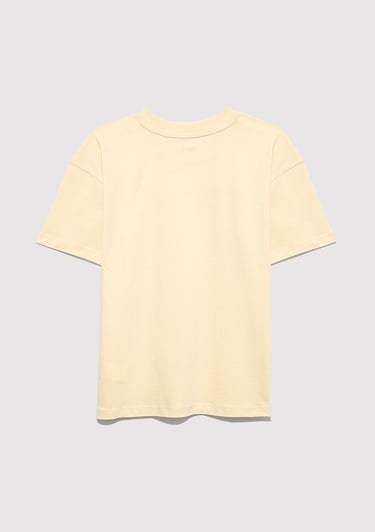  Mavi Mavi Jns Baskılı Sarı Tişört Loose Fit / Bol Rahat Kesim 6610396-70024