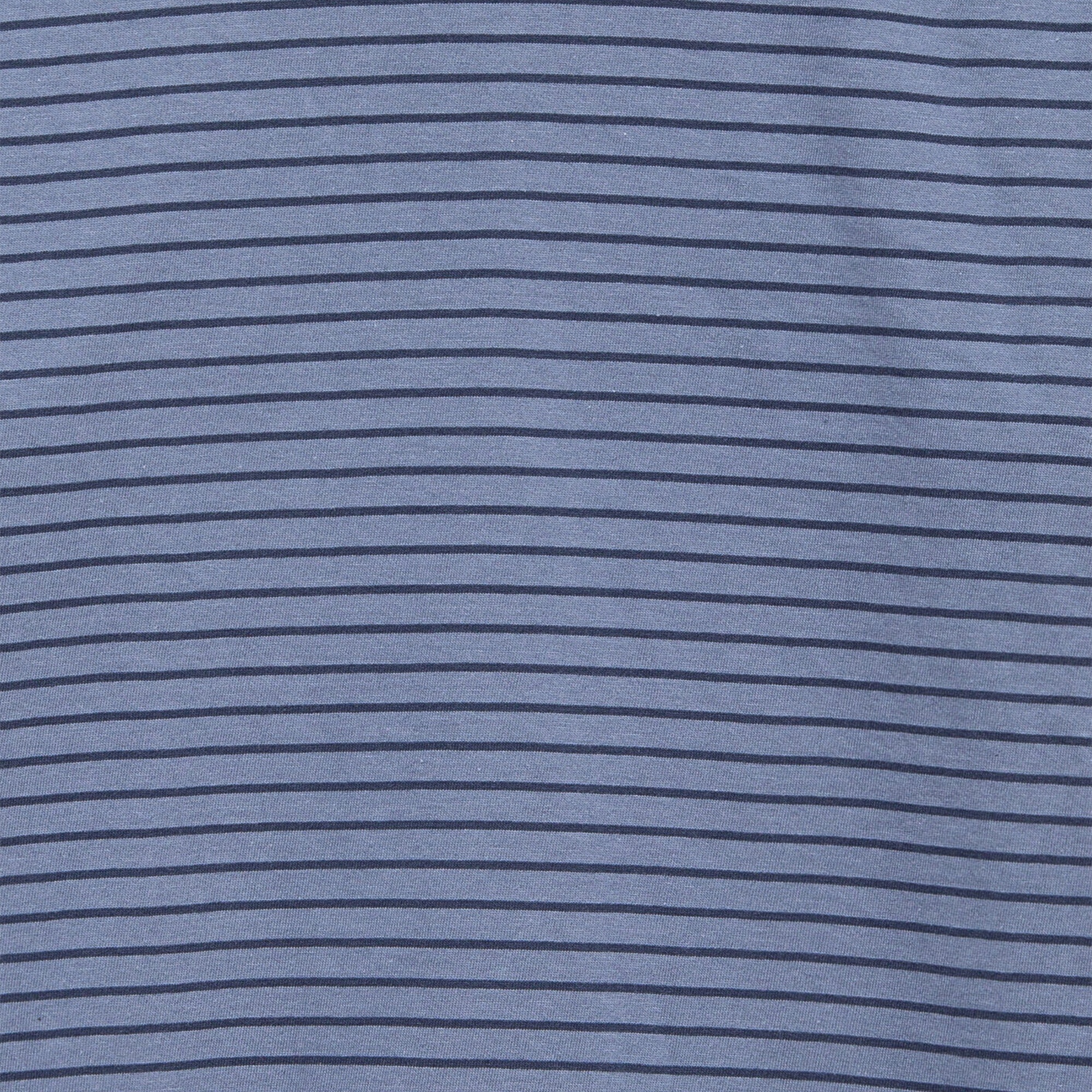 Mavi Lacivert Çizgili Tişört Loose Fit / Bol Rahat Kesim 6610390-90788