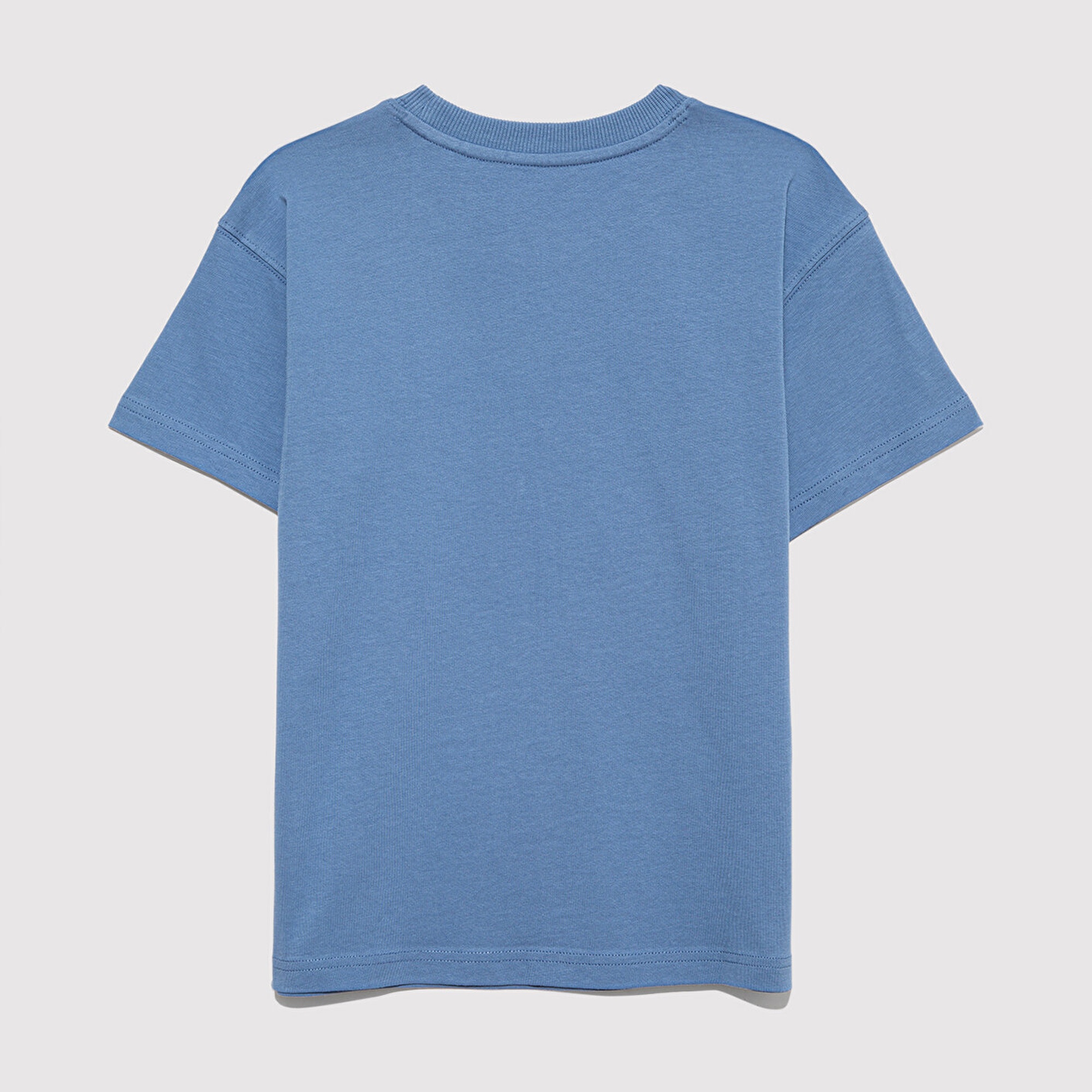 Mavi MJ Logo Baskılı Mavi Tişört Loose Fit / Bol Rahat Kesim 6610395-83767