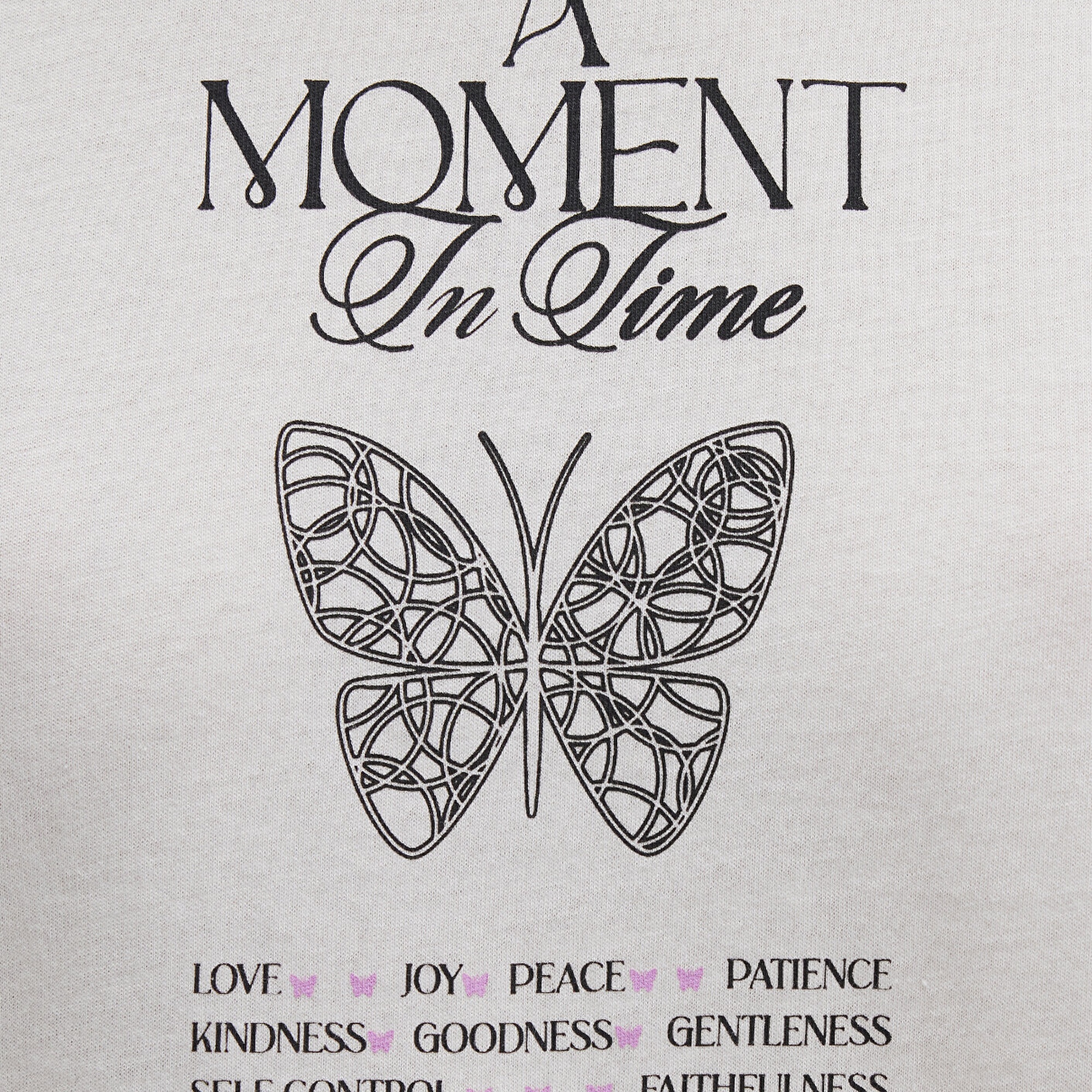 Mavi Kelebek Baskılı Beyaz Tişört Regular Fit / Normal Kesim 1613462-70057