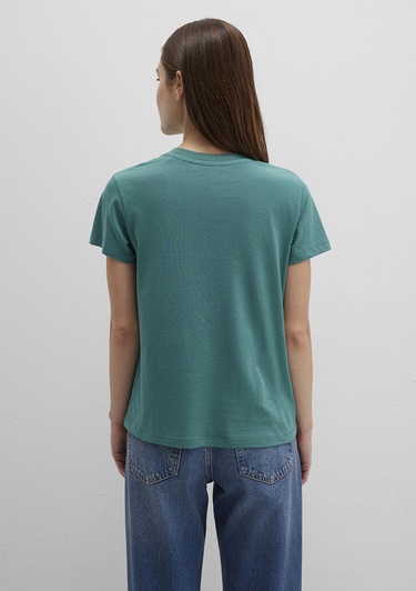  Mavi Bisiklet Baskılı Yeşil Tişört Semi Slim Fit / Yarı Dar Kesim 1613465-71913