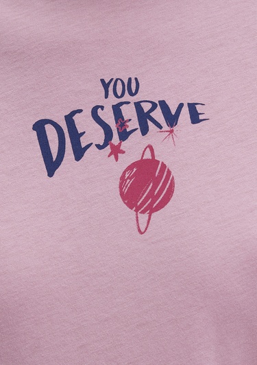  Mavi Astroloji Baskılı Pembe Tişört Regular Fit / Normal Kesim 1613522-71031