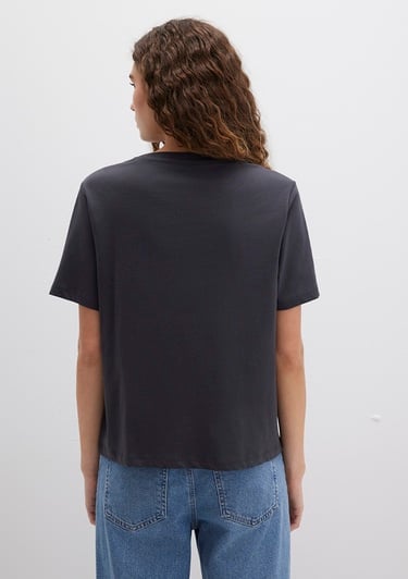  Mavi Astroloji Baskılı Antrasit Tişört Regular Fit / Normal Kesim 1613525-70087