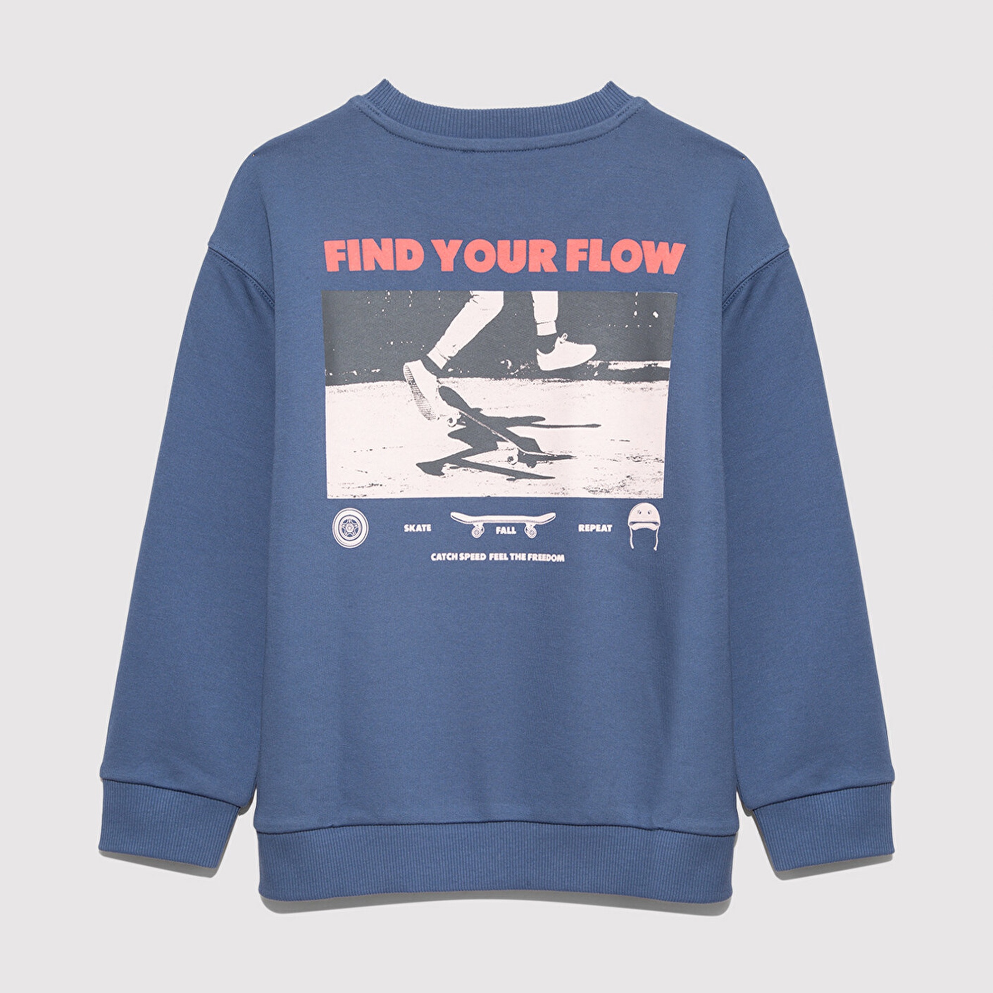 Mavi Baskılı Lacivert Sweatshirt 6S10128-86702