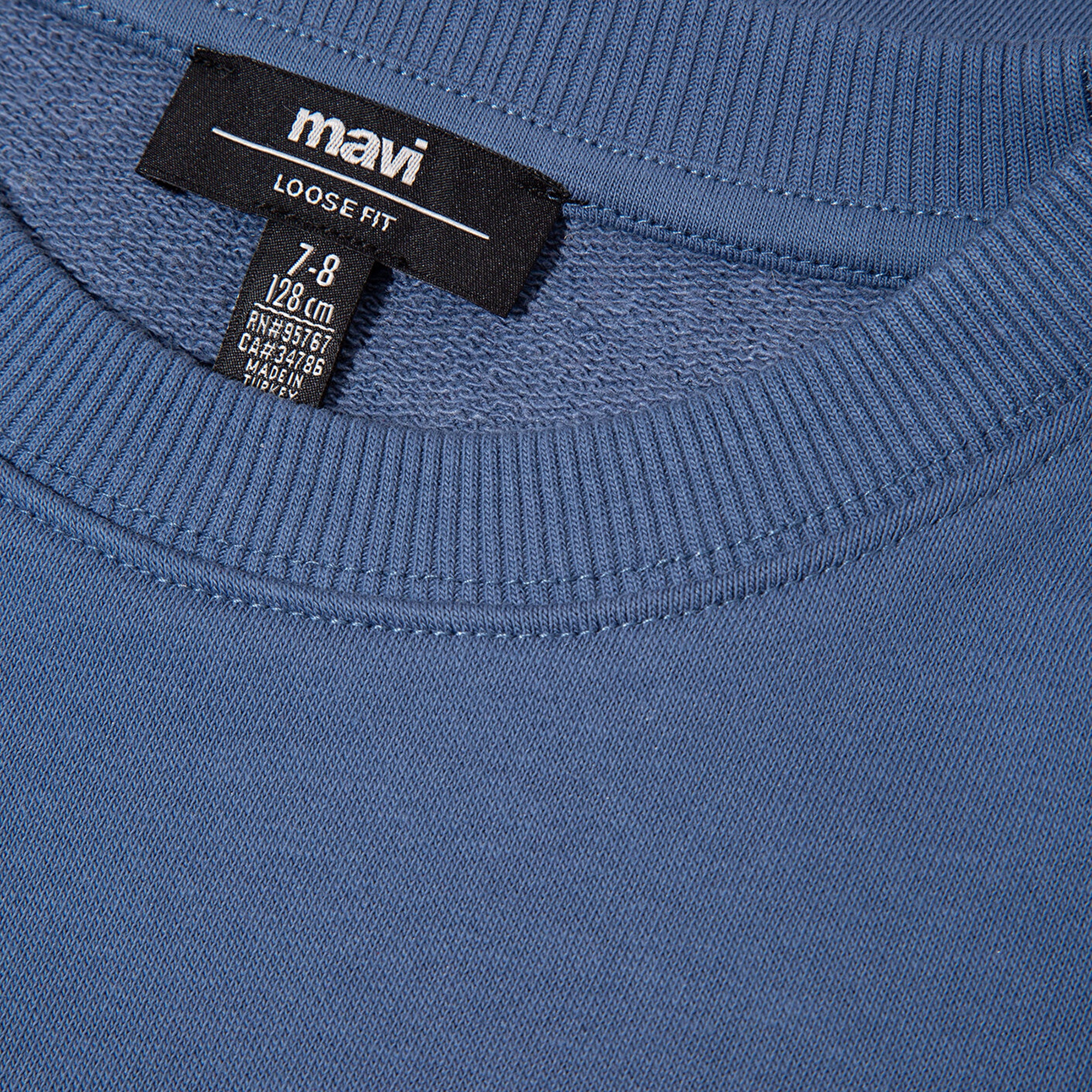 Mavi Baskılı Lacivert Sweatshirt 6S10128-86702