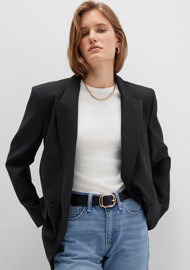  Mavi Siyah Suni Deri Kemer 1913583-900