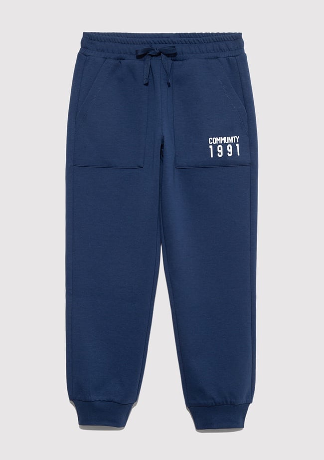  Mavi Baskılı Mavi Eşofman Altı 6010018-70721