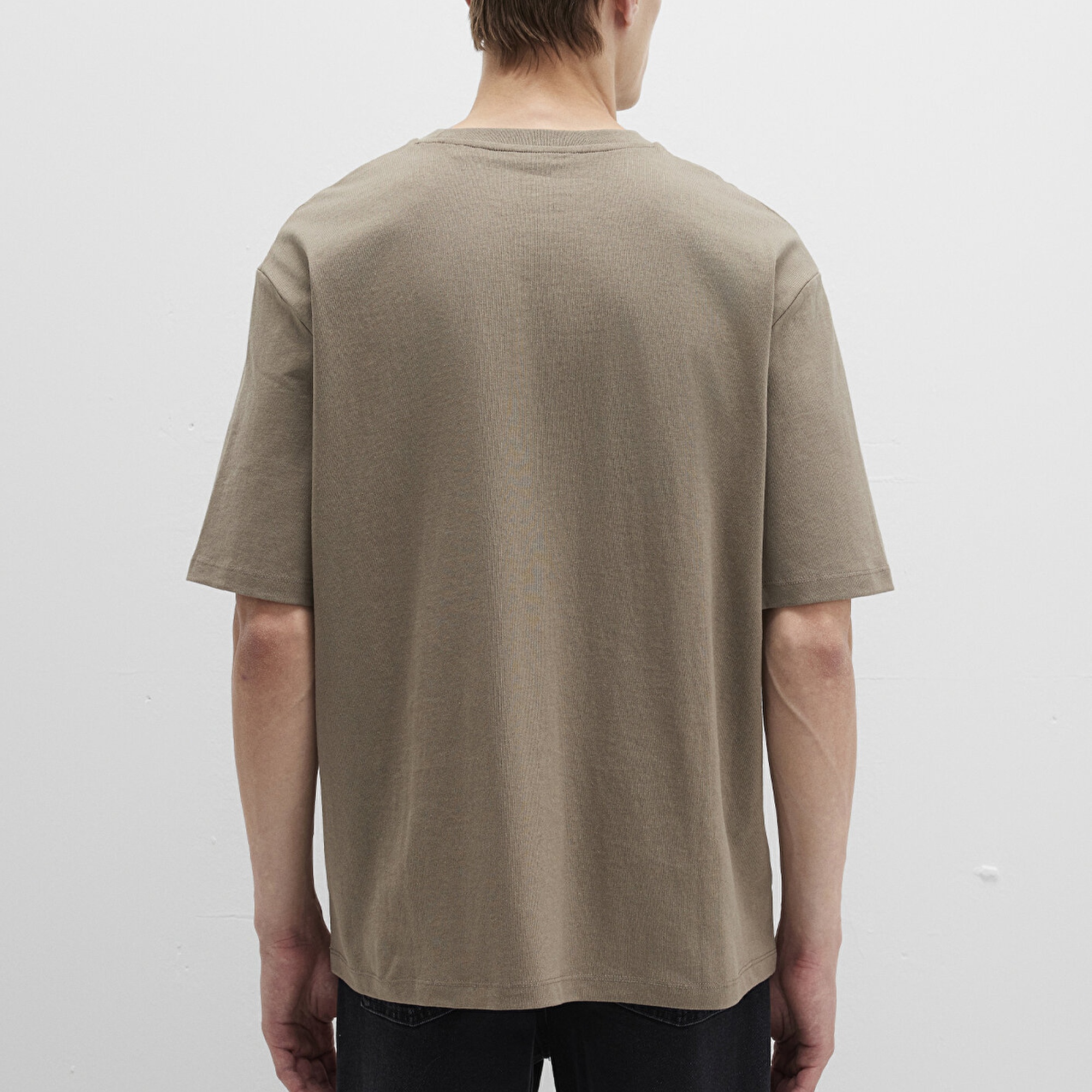 Mavi Baskılı Kahverengi Tişört Relaxed Fit / Rahat Kesim 0612912-70355