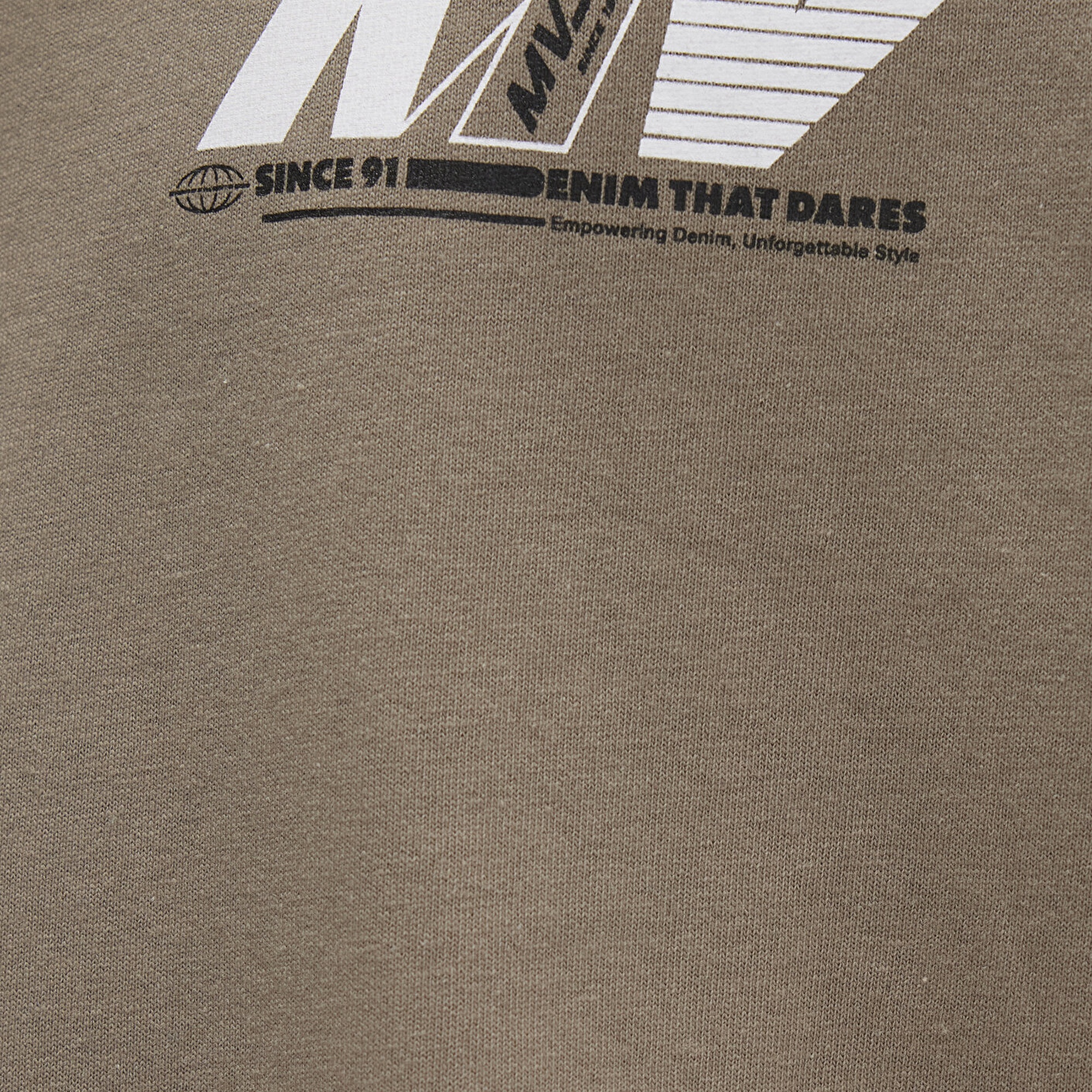 Mavi Baskılı Kahverengi Tişört Relaxed Fit / Rahat Kesim 0612912-70355