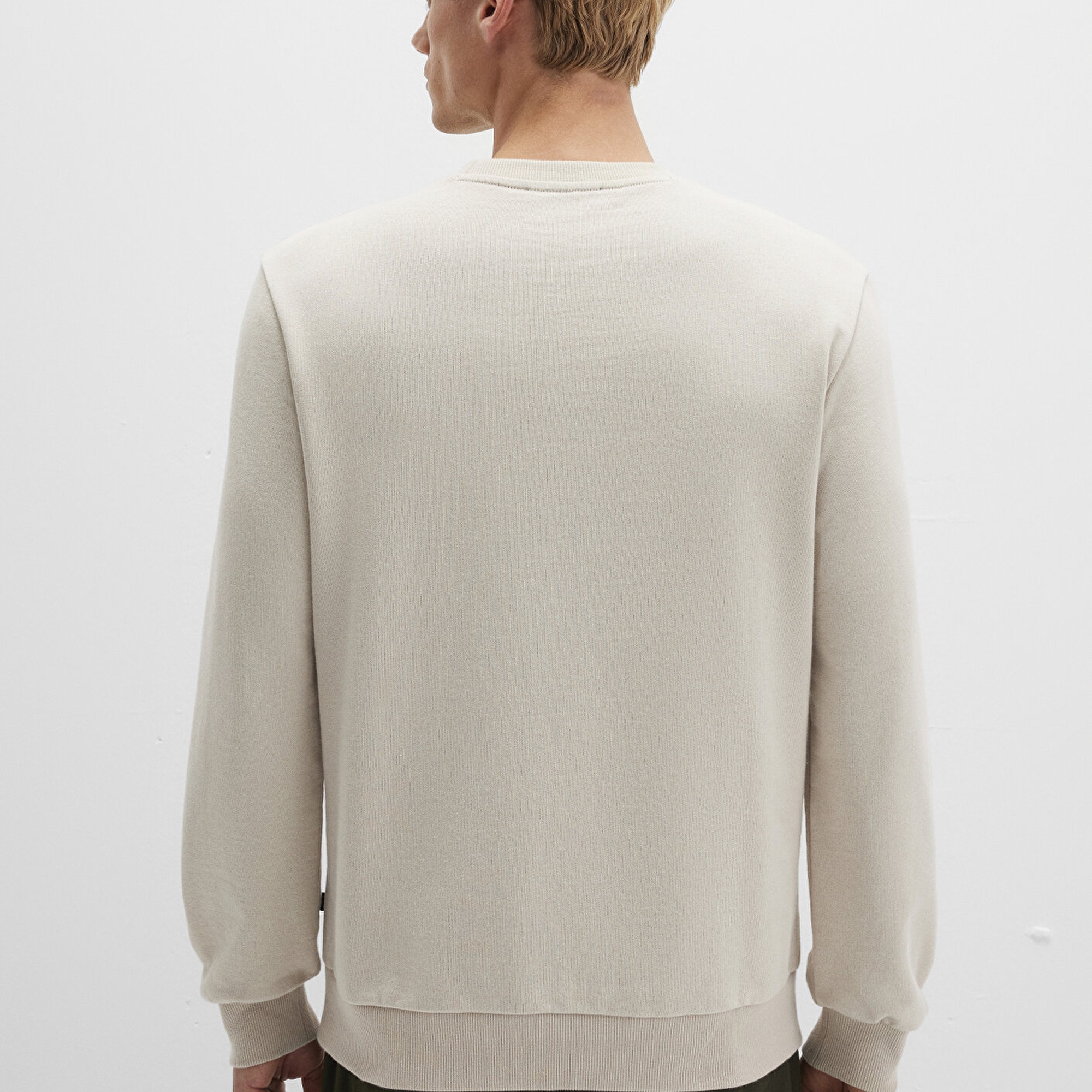 Mavi Bisiklet Yaka Bej Sweatshirt 0S10457-35111