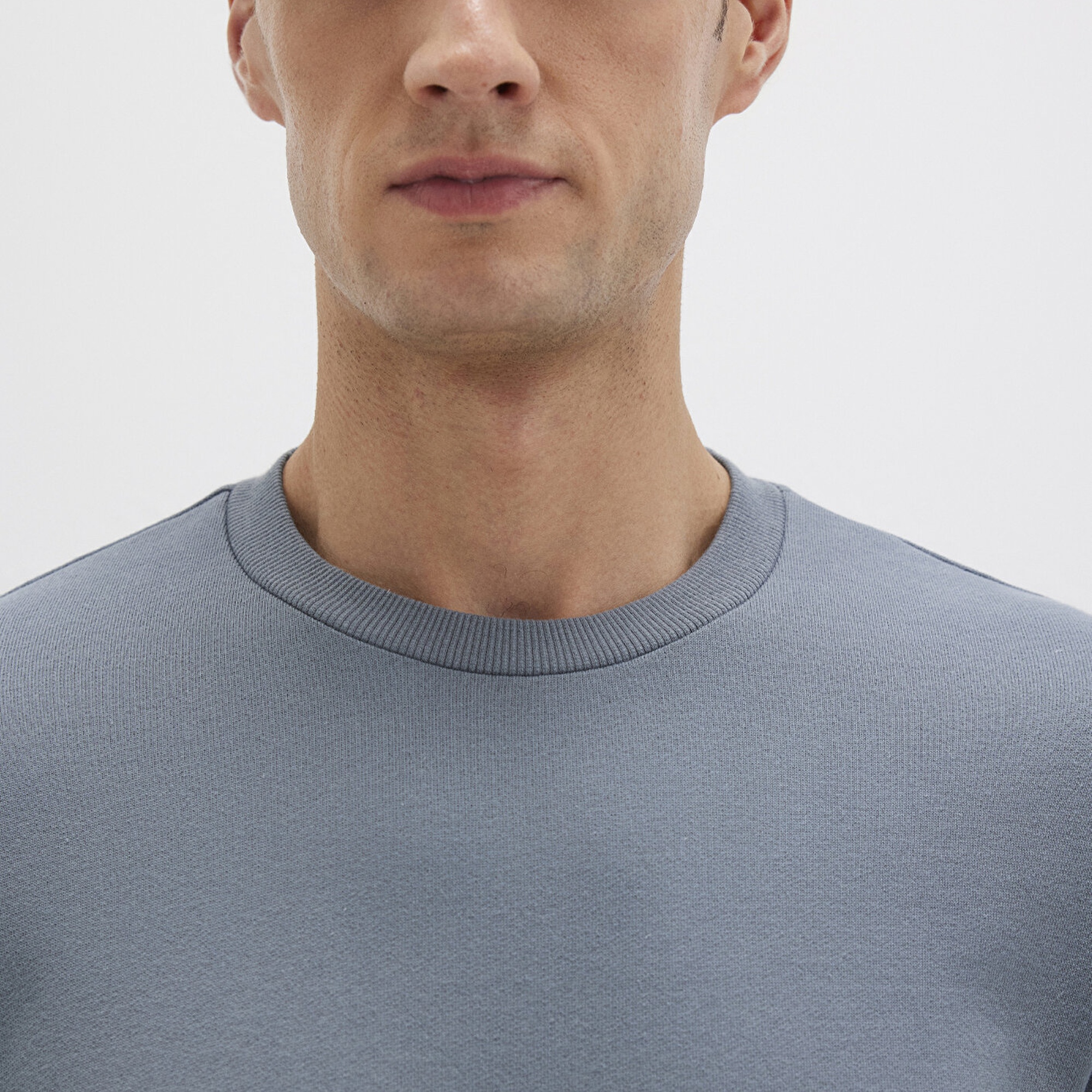 Mavi Bisiklet Yaka Gri Sweatshirt 0S10457-80889