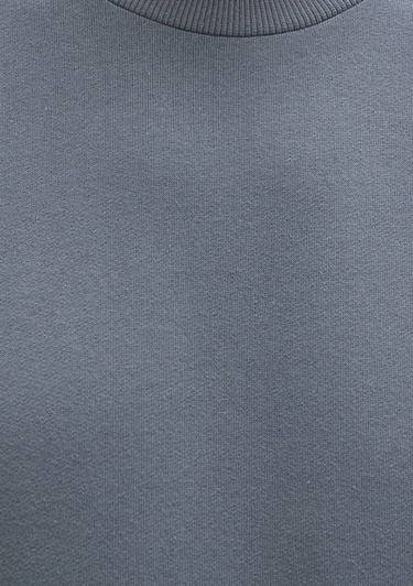  Mavi Bisiklet Yaka Gri Sweatshirt 0S10457-80889