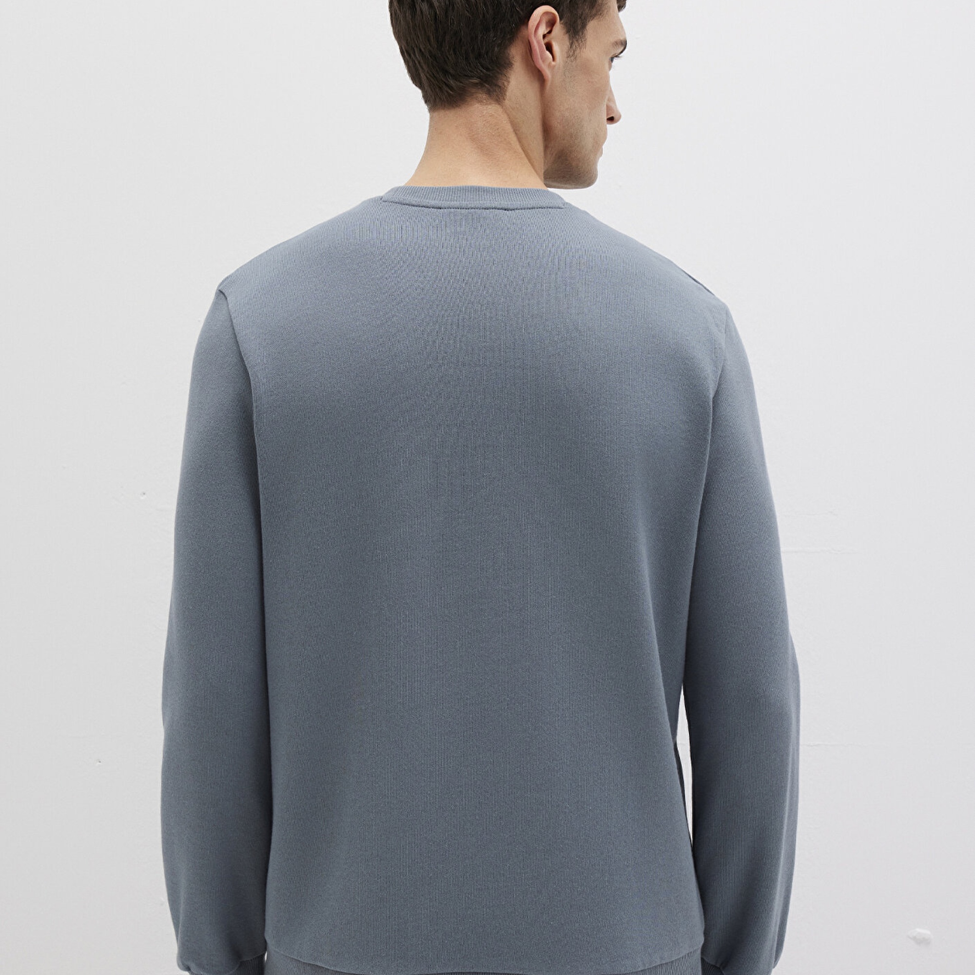 Mavi Bisiklet Yaka Gri Sweatshirt 0S10457-80889