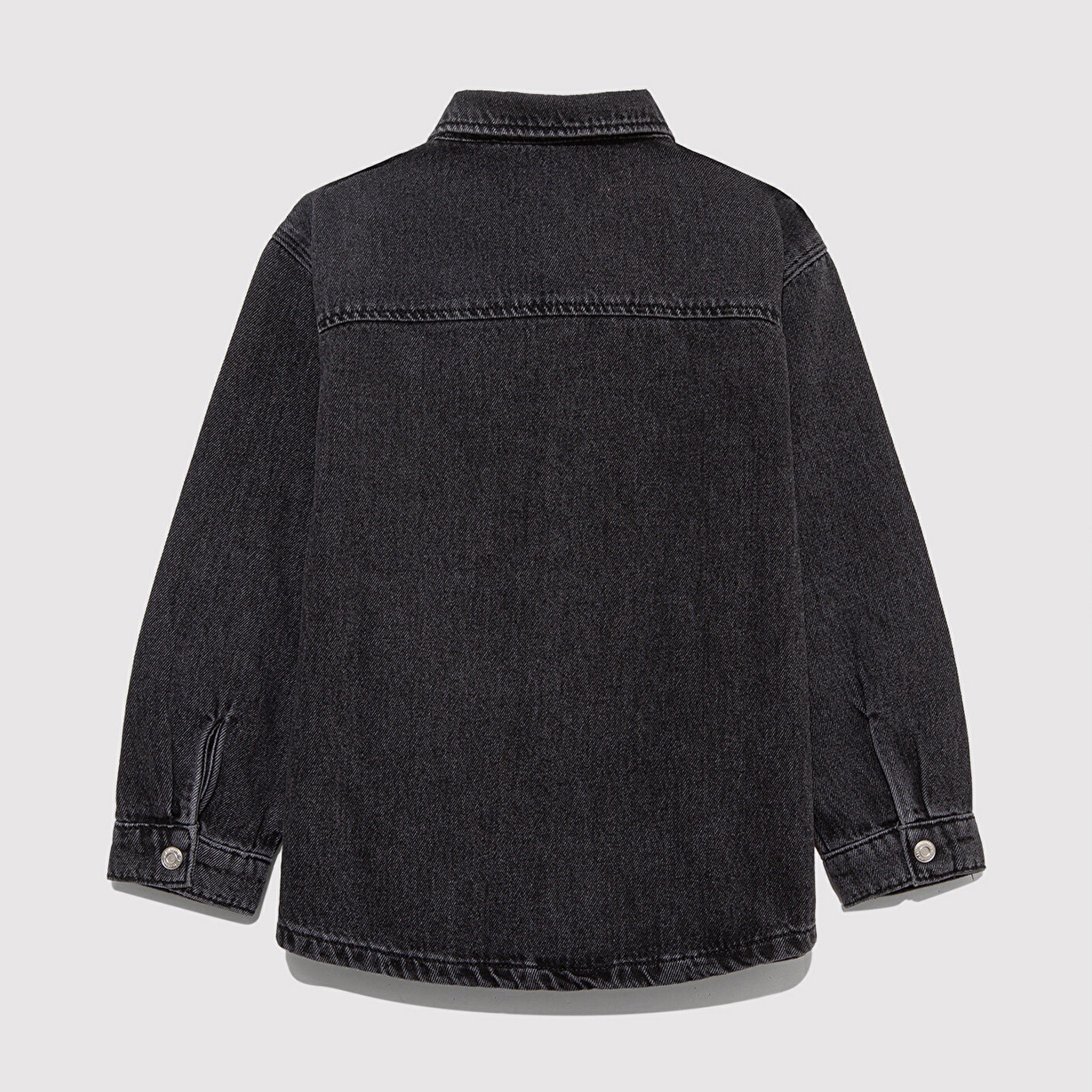 Mavi Bob 90lar Antrasit Denim Jean Gömlek Oversize / Geniş Kesim 6210000-89447