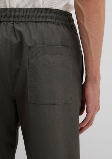  Mavi Beli Lastikli Antrasit Jogger Pantolon 0010190-86764