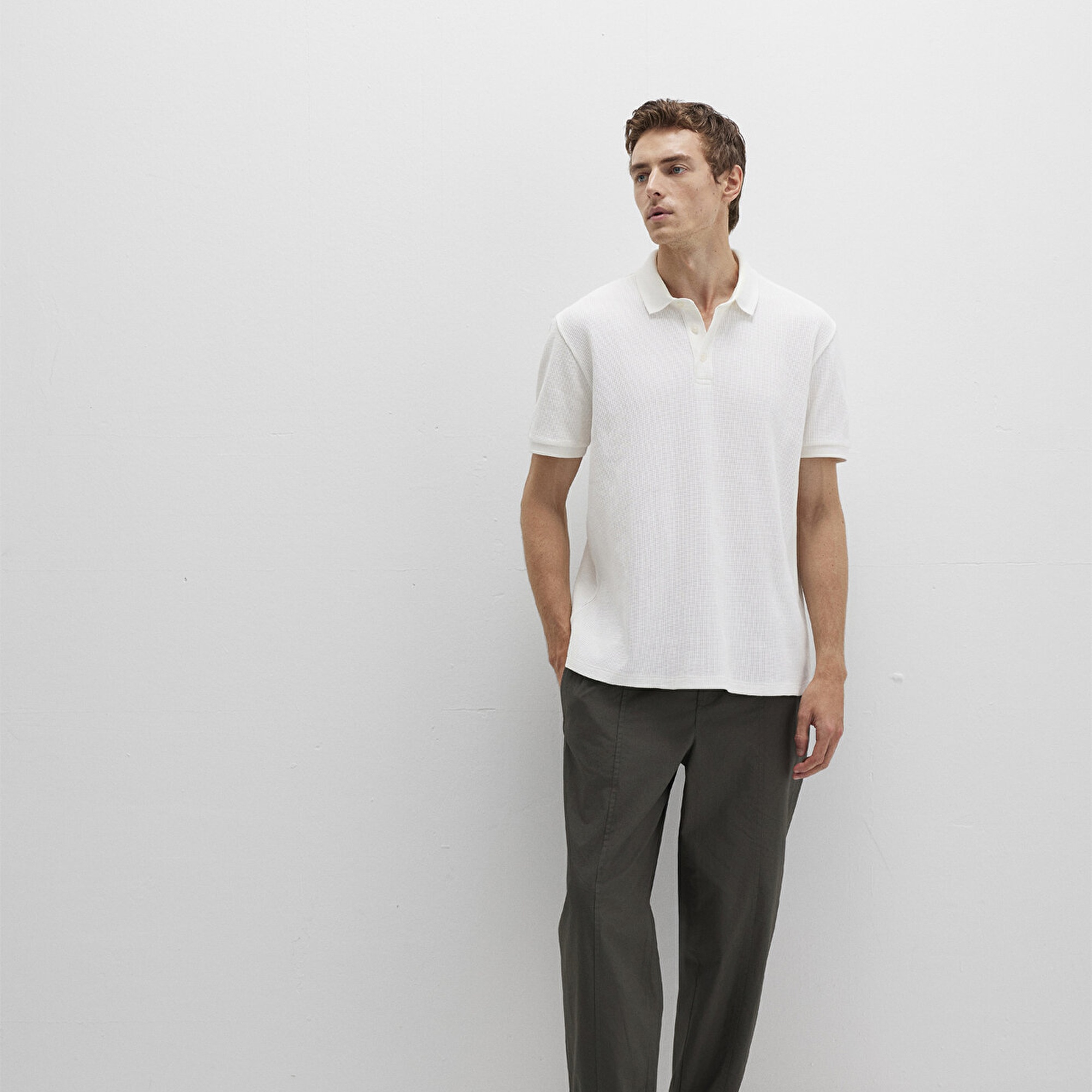 Mavi Beli Lastikli Antrasit Jogger Pantolon 0010190-86764