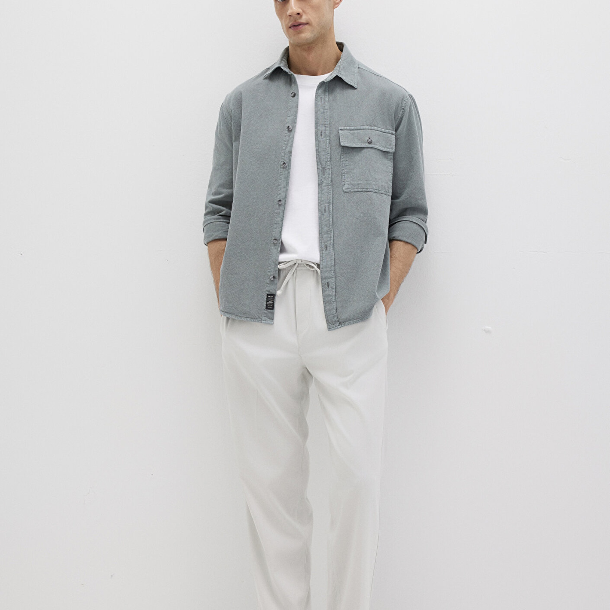 Mavi Açık Gri Pantolon 0010480-70080