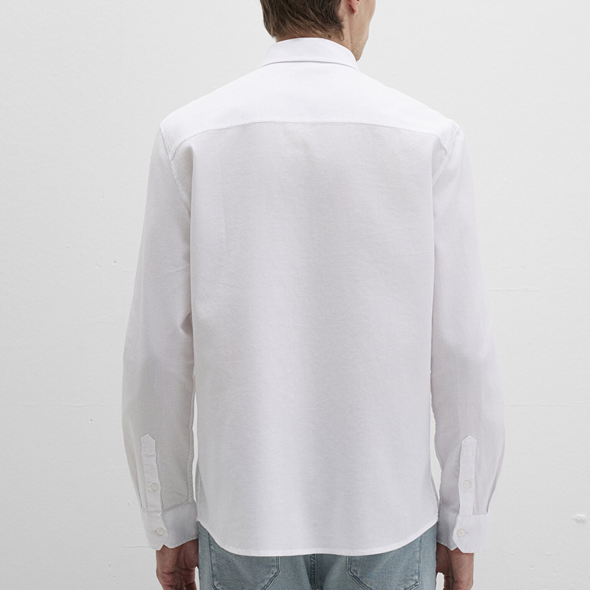 Mavi Beyaz Gömlek Slim Fit / Dar Kesim 0211656-620