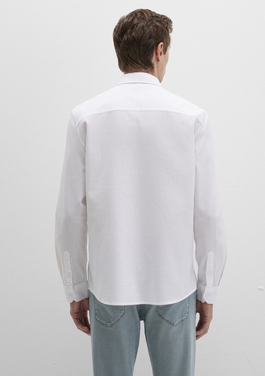  Mavi Beyaz Gömlek Slim Fit / Dar Kesim 0211656-620