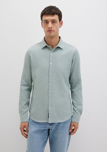 Mavi Yeşil Gömlek Slim Fit / Dar Kesim 0211656-71478