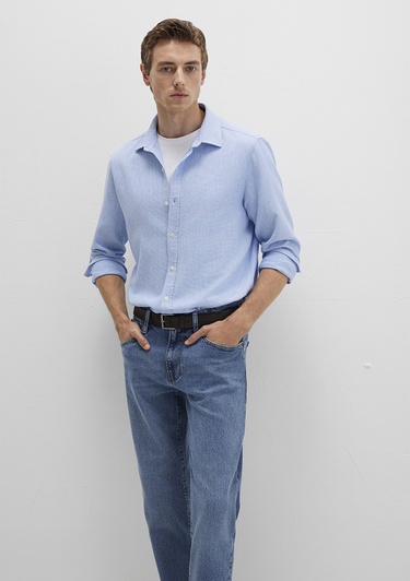  Mavi Mavi Gömlek Slim Fit / Dar Kesim 0211656-88654