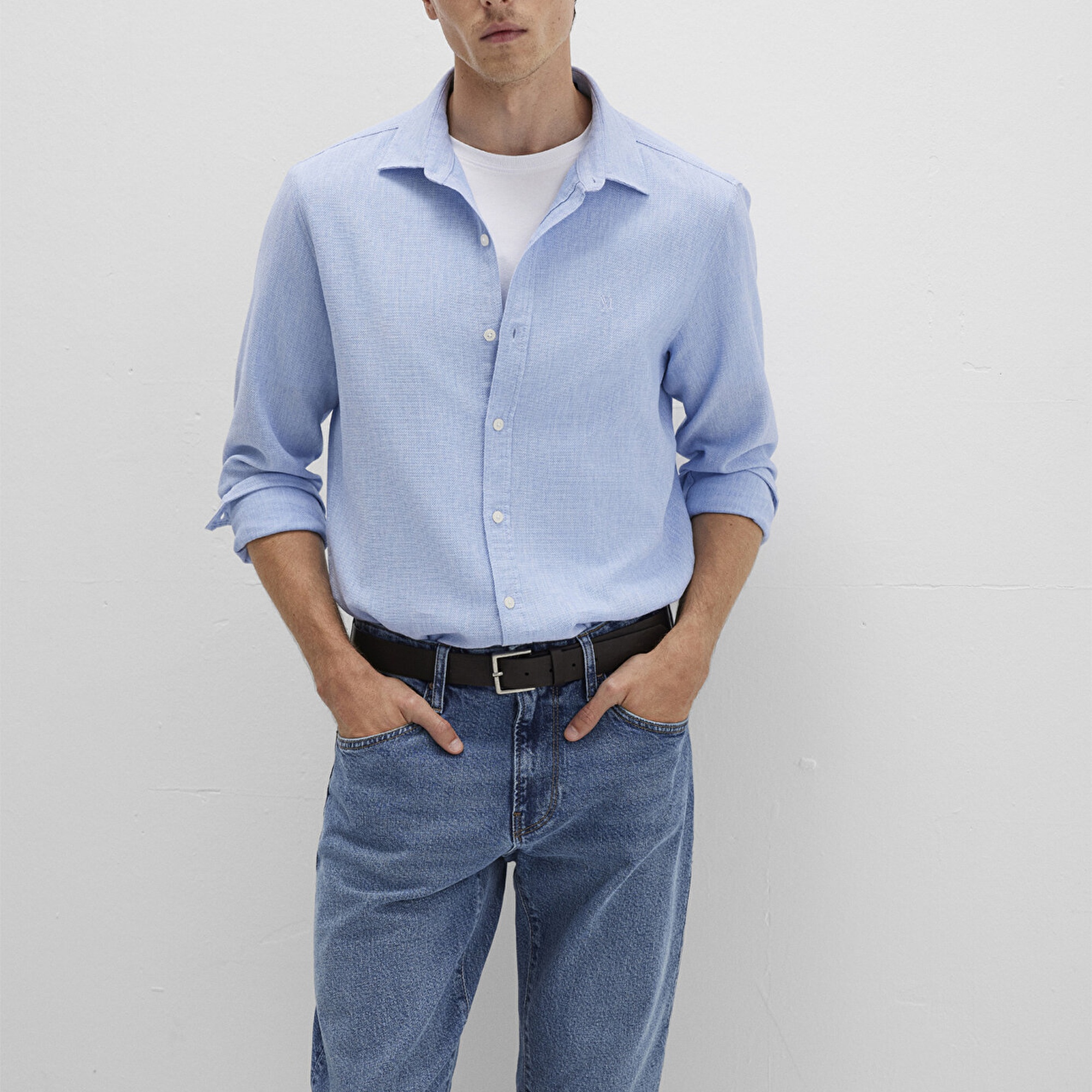 Mavi Mavi Gömlek Slim Fit / Dar Kesim 0211656-88654