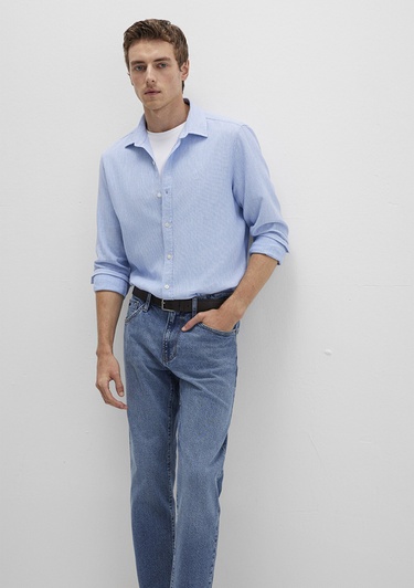  Mavi Mavi Gömlek Slim Fit / Dar Kesim 0211656-88654