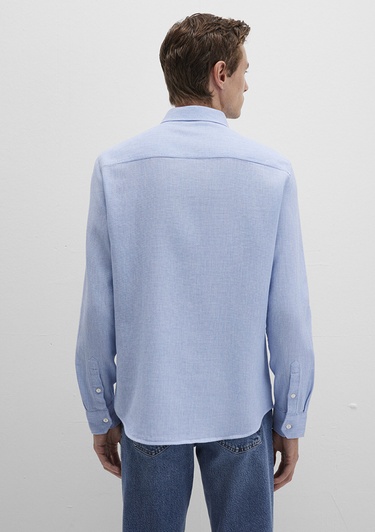  Mavi Mavi Gömlek Slim Fit / Dar Kesim 0211656-88654