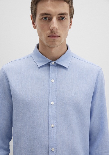  Mavi Mavi Gömlek Slim Fit / Dar Kesim 0211656-88654